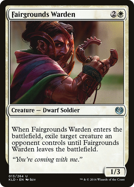 Fairgrounds Warden (KLD-013) [Kaladesh] Foil MTG Single Wizards of the Coast