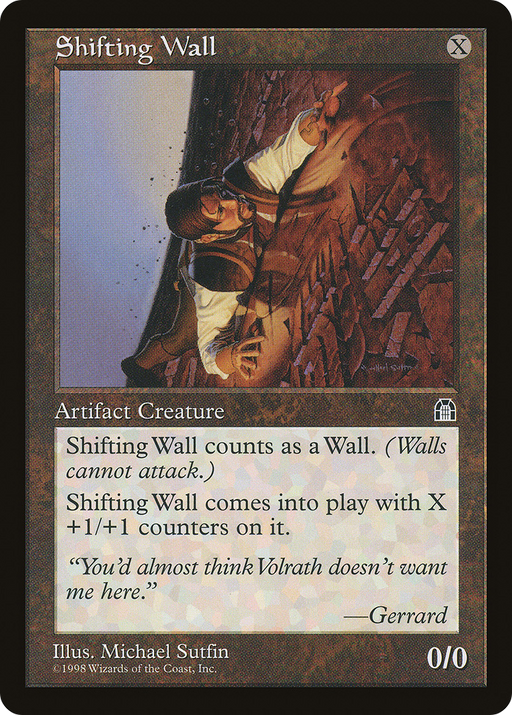 Shifting Wall (STH-140) [Stronghold] MTG Single Wizards of the Coast