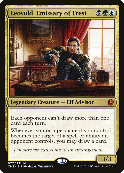 Leovold, Emissary of Trest (CN2-077) [Conspiracy: Take the Crown] MTG Single Wizards of the Coast