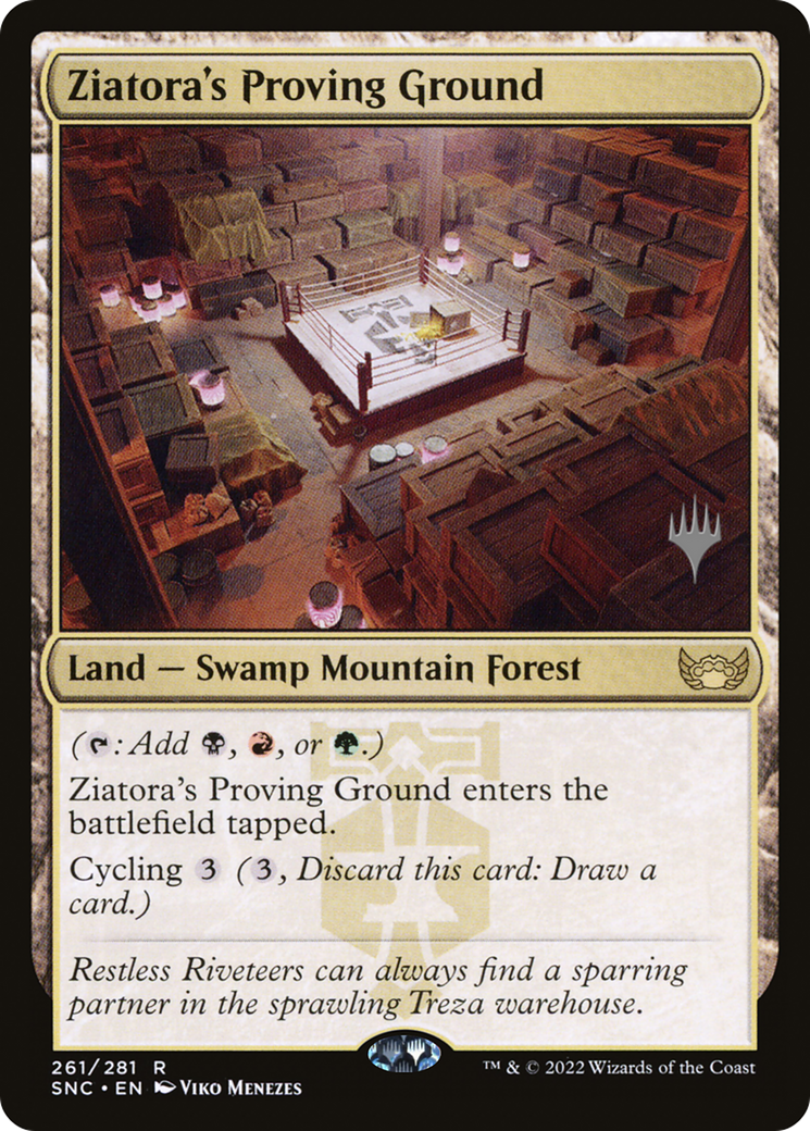 Ziatora's Proving Ground (PPSNC-261) [Streets of New Capenna Promos] MTG Single Wizards of the Coast