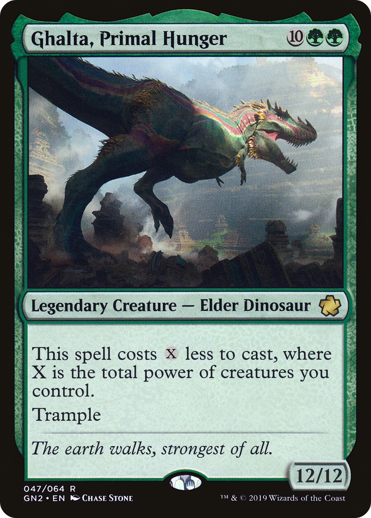 Ghalta, Primal Hunger (GN2-047) [Misc] Game Night 2019 MTG Single Wizards of the Coast