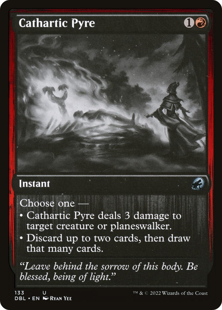 Cathartic Pyre (DBL-133) [Innistrad: Double Feature] Foil MTG Single Wizards of the Coast