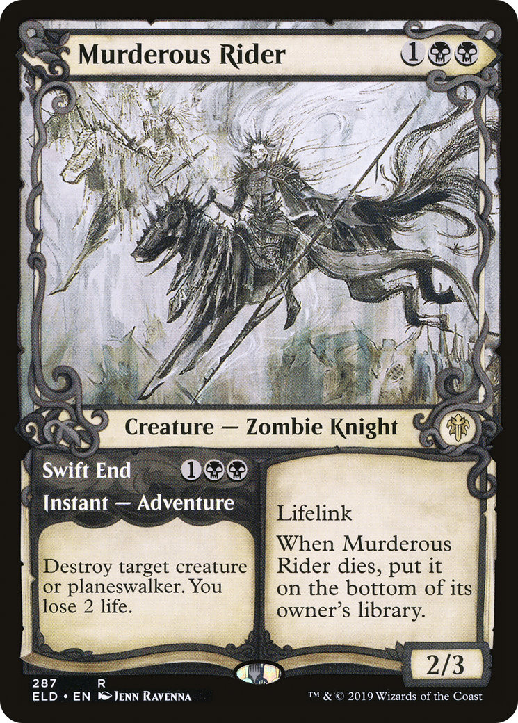 Murderous Rider (ELD-287) [Throne of Eldraine] (Showcase) MTG Single Wizards of the Coast