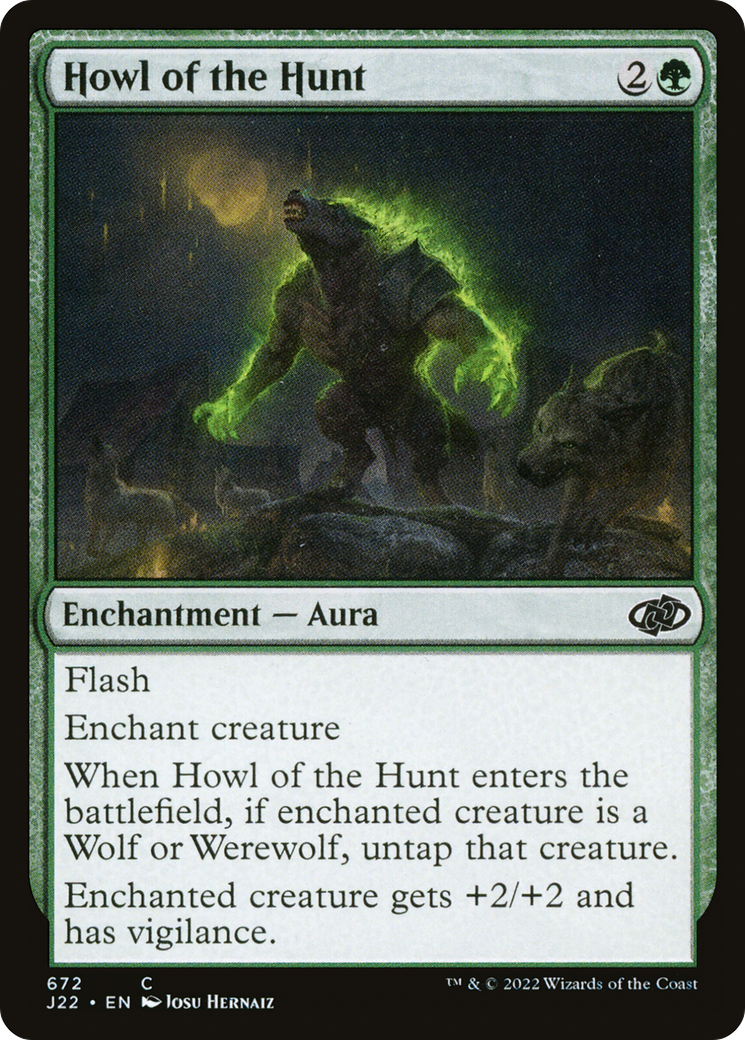 Howl of the Hunt (J22-672) [Jumpstart 2022] MTG Single Wizards of the Coast