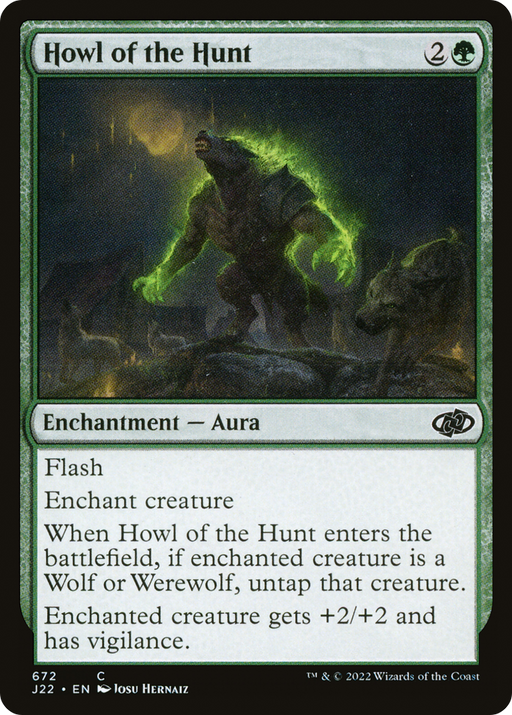 Howl of the Hunt (J22-672) [Jumpstart 2022] MTG Single Wizards of the Coast