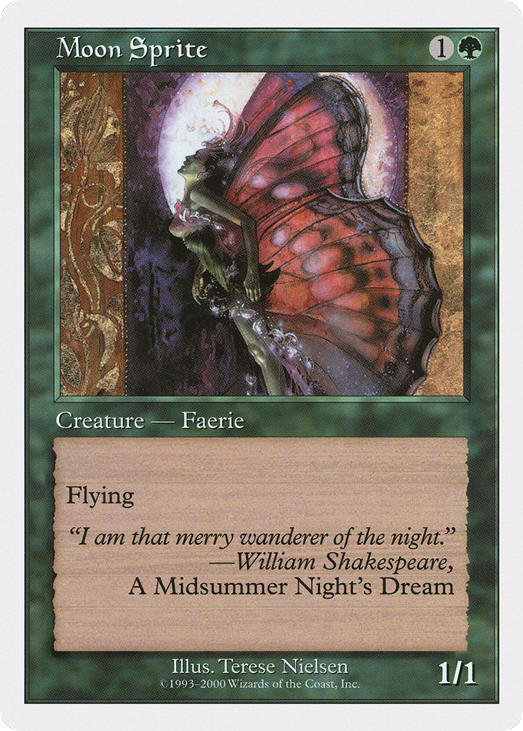 Moon Sprite (S00-042) [Misc] Starter 2000 MTG Single Wizards of the Coast