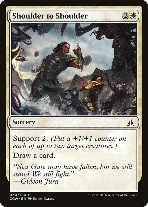 Shoulder to Shoulder (OGW-034) [Oath of the Gatewatch] Foil MTG Single Wizards of the Coast