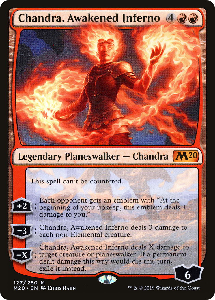 Chandra, Awakened Inferno (M20-127) [Core Set 2020] Foil MTG Single Wizards of the Coast