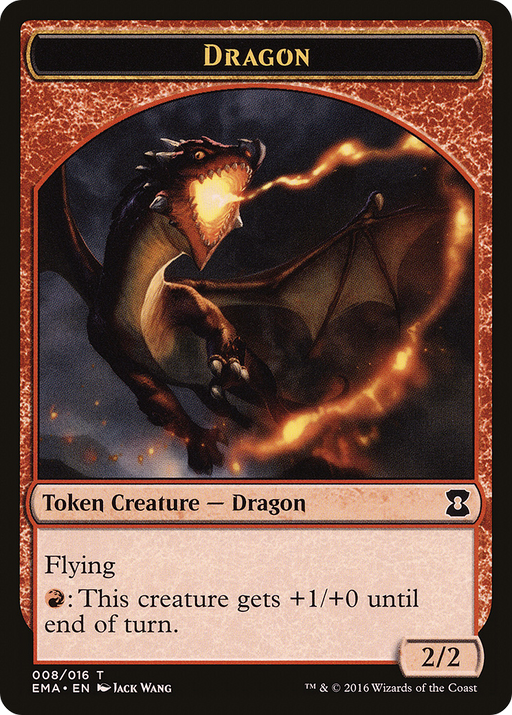 Dragon (EMA-008) [Tokens] Eternal Masters Tokens MTG Single Wizards of the Coast