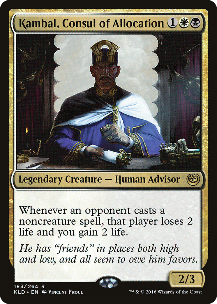 Kambal, Consul of Allocation (KLD-183) [Kaladesh] Foil MTG Single Wizards of the Coast