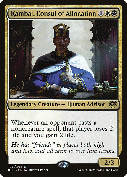 Kambal, Consul of Allocation (KLD-183) [Kaladesh] MTG Single Wizards of the Coast