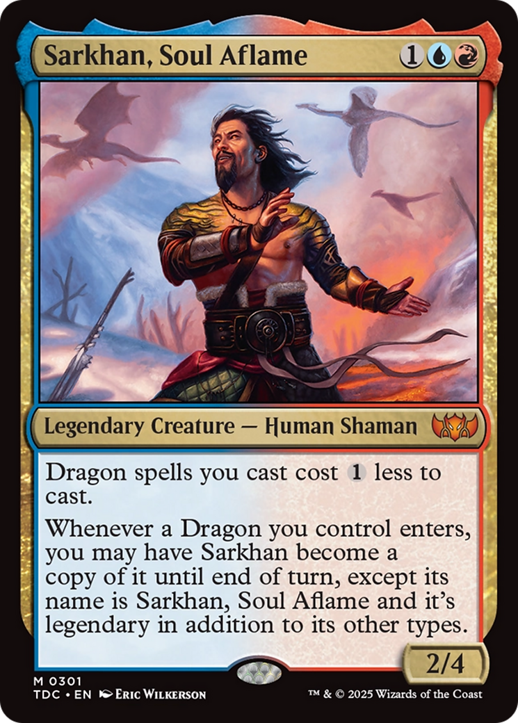 Sarkhan, Soul Aflame (TDC-301) [Commander: Tarkir: Dragonstorm] MTG Single Wizards of the Coast
