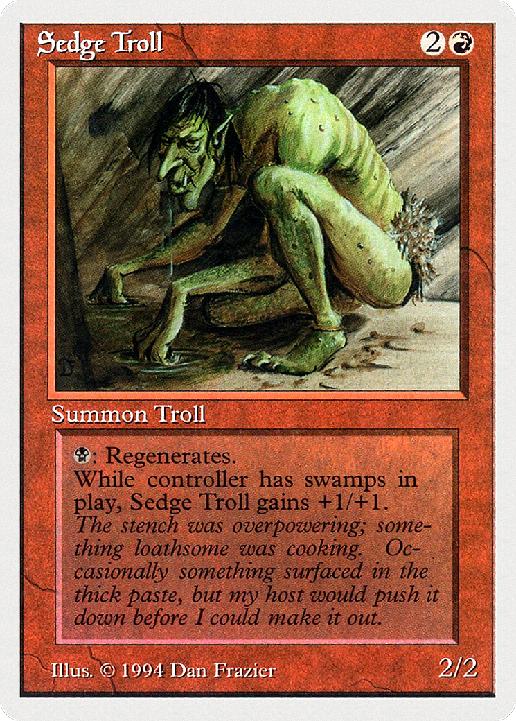 Sedge Troll (SUM-174) [Misc] Summer Magic / Edgar MTG Single Wizards of the Coast