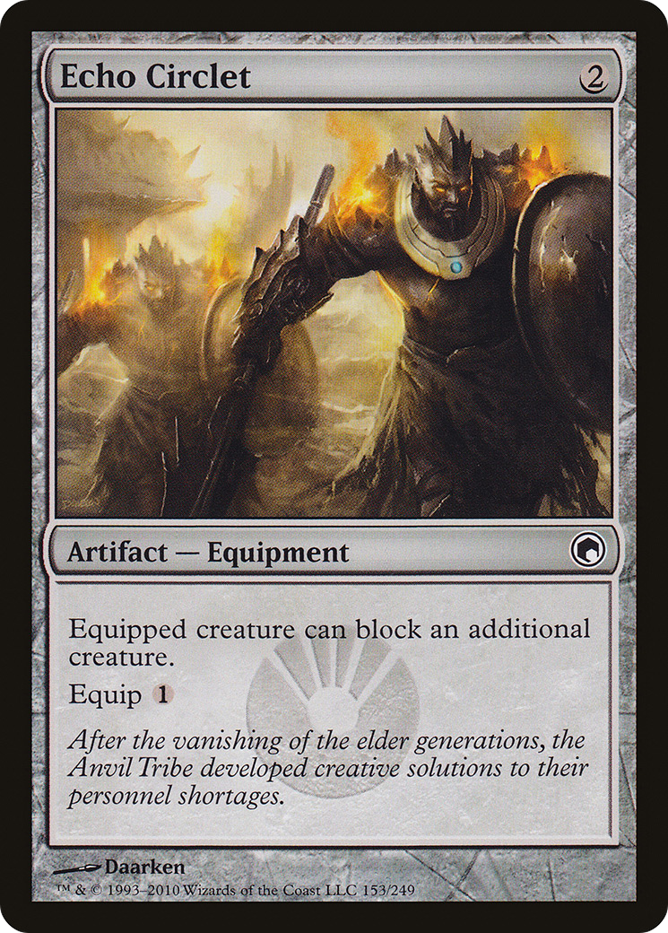 Echo Circlet (SOM-153) [Scars of Mirrodin] MTG Single Wizards of the Coast