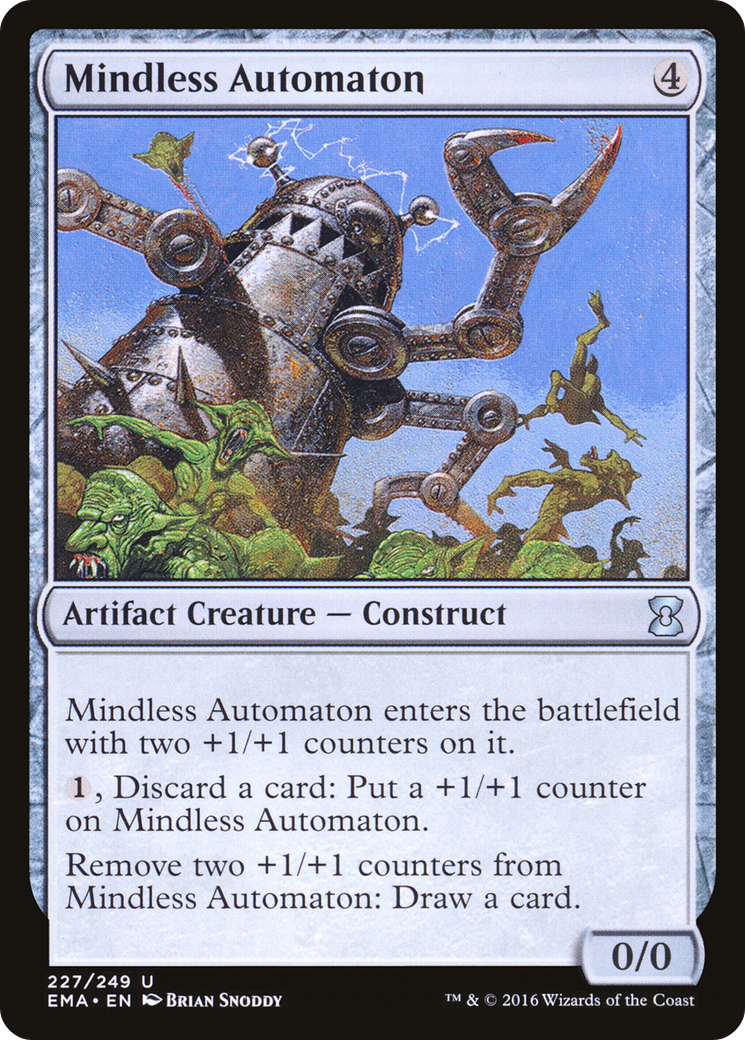 Mindless Automaton (EMA-227) [Eternal Masters] Foil MTG Single Wizards of the Coast