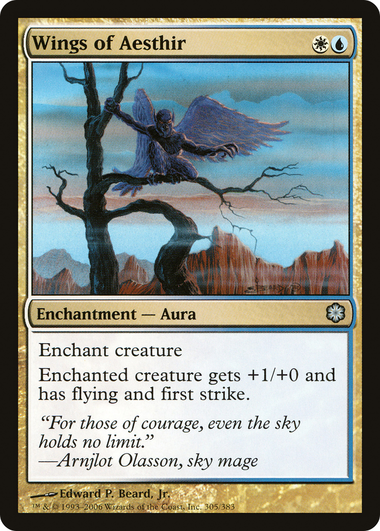 Wings of Aesthir (CTD-305) [Misc] Coldsnap Theme Decks MTG Single Wizards of the Coast
