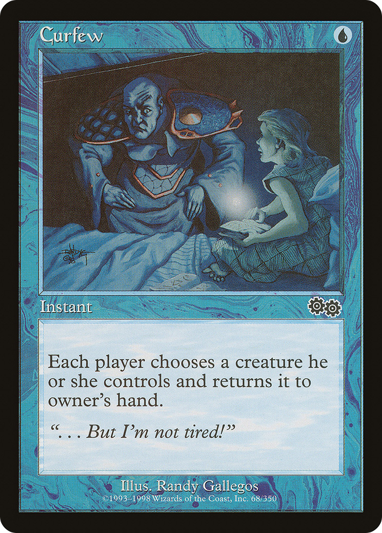 Curfew (USG-068) [Urza's Saga] MTG Single Wizards of the Coast