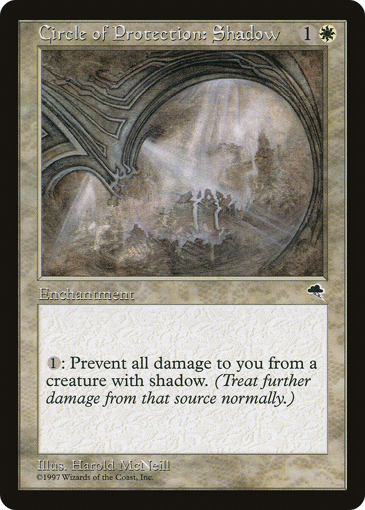 Circle of Protection: Shadow (TMP-012) [Tempest] MTG Single Wizards of the Coast