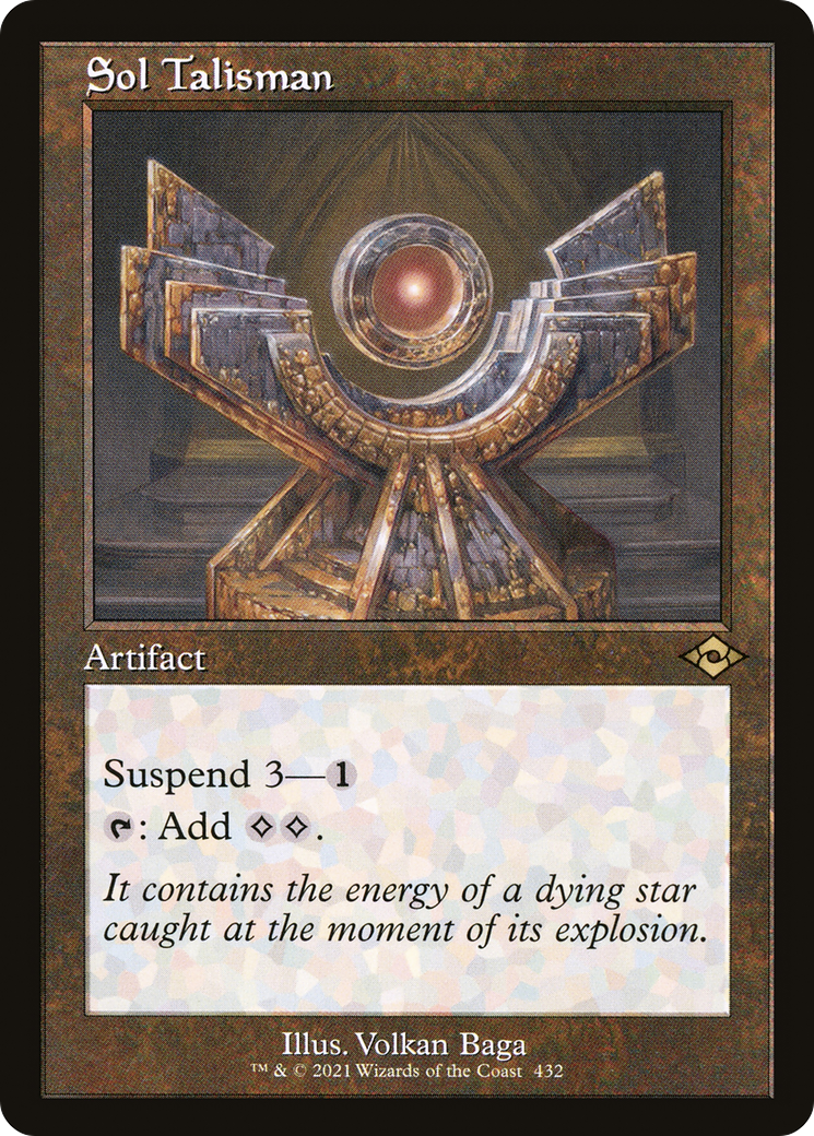 Sol Talisman (MH2-432) [Modern Horizons 2] Foil MTG Single Wizards of the Coast