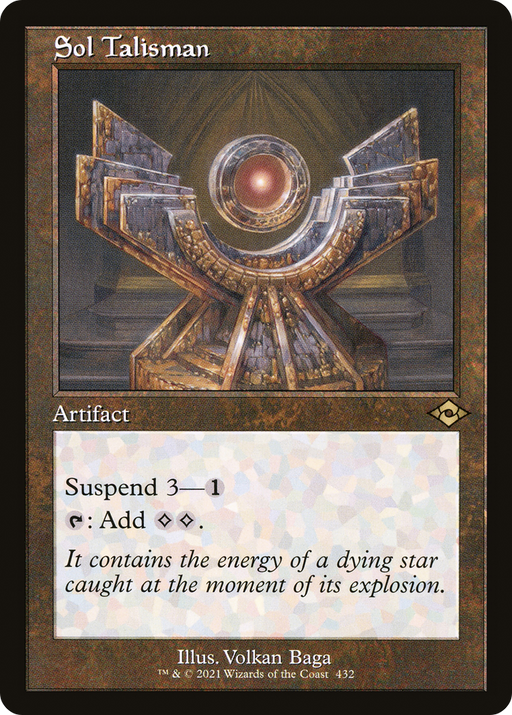 Sol Talisman (MH2-432) [Modern Horizons 2] Foil MTG Single Wizards of the Coast