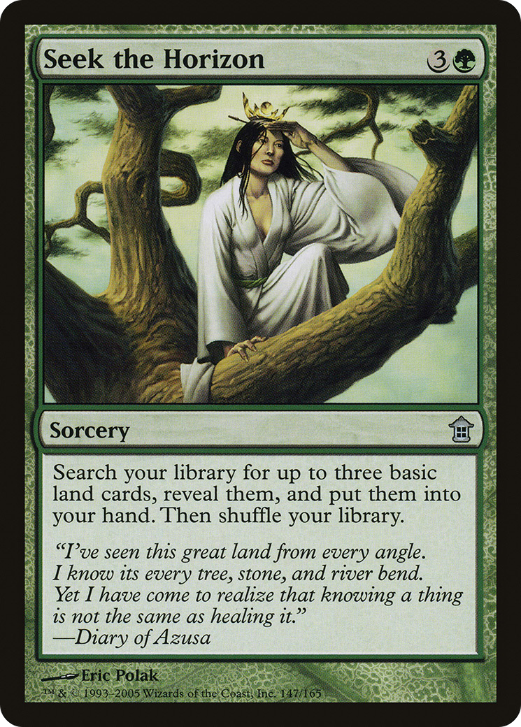 Seek the Horizon (SOK-147) [Saviors of Kamigawa] MTG Single Wizards of the Coast