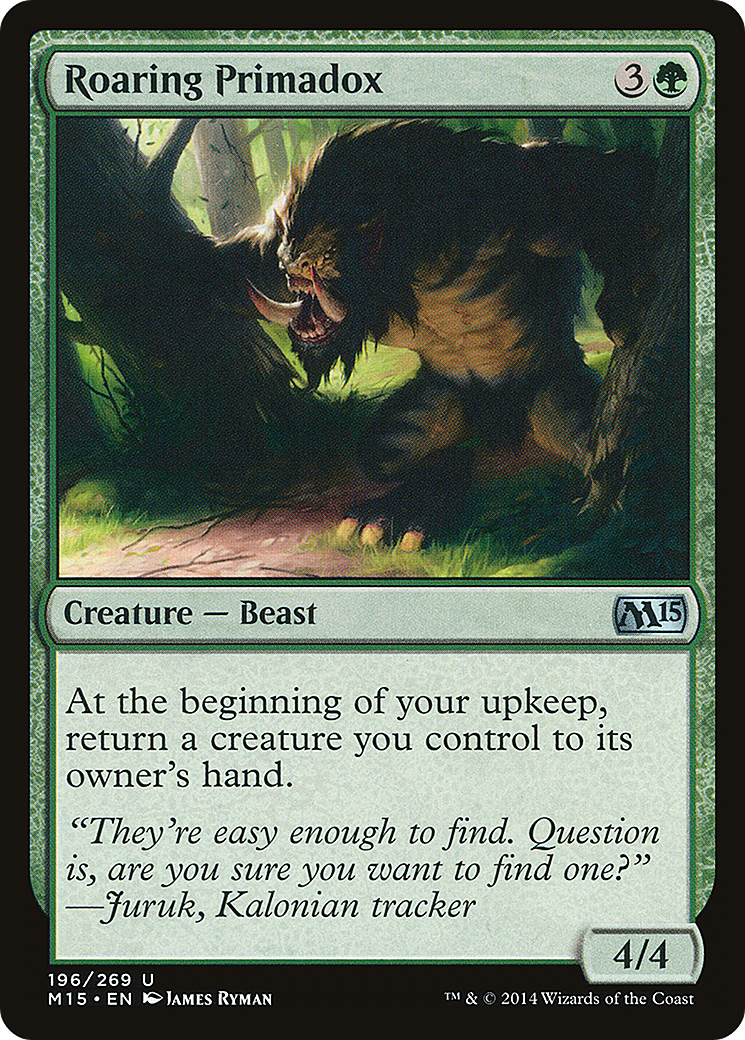 Roaring Primadox (M15-196) [Magic 2015] MTG Single Wizards of the Coast