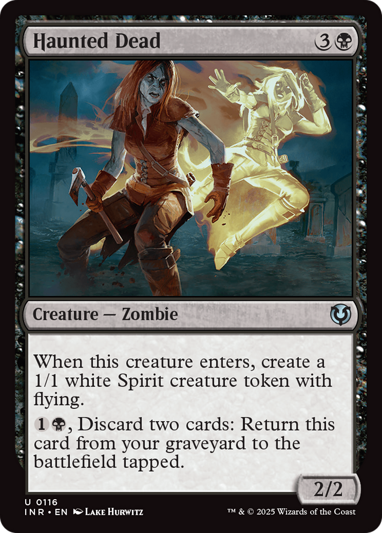Haunted Dead (INR-116) [Innistrad Remastered] Foil MTG Single Wizards of the Coast