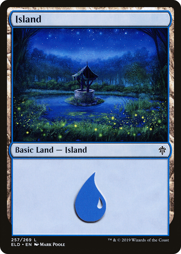 Island (ELD-257) [Throne of Eldraine] Foil MTG Single Wizards of the Coast