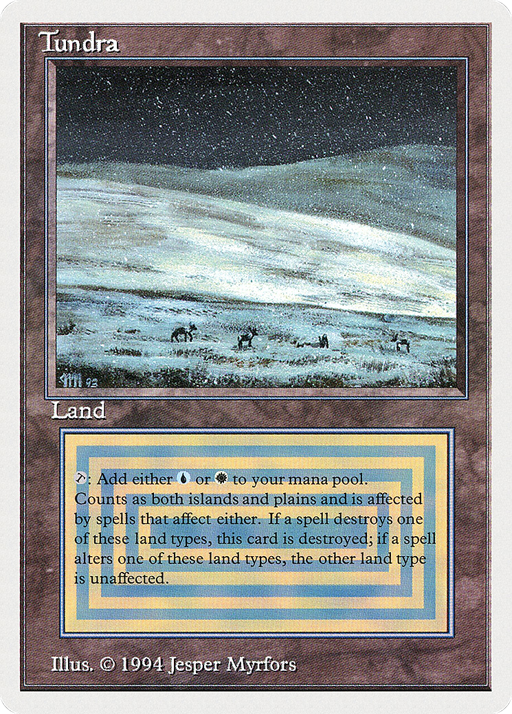 Tundra (SUM-289) [Misc] Summer Magic / Edgar MTG Single Wizards of the Coast