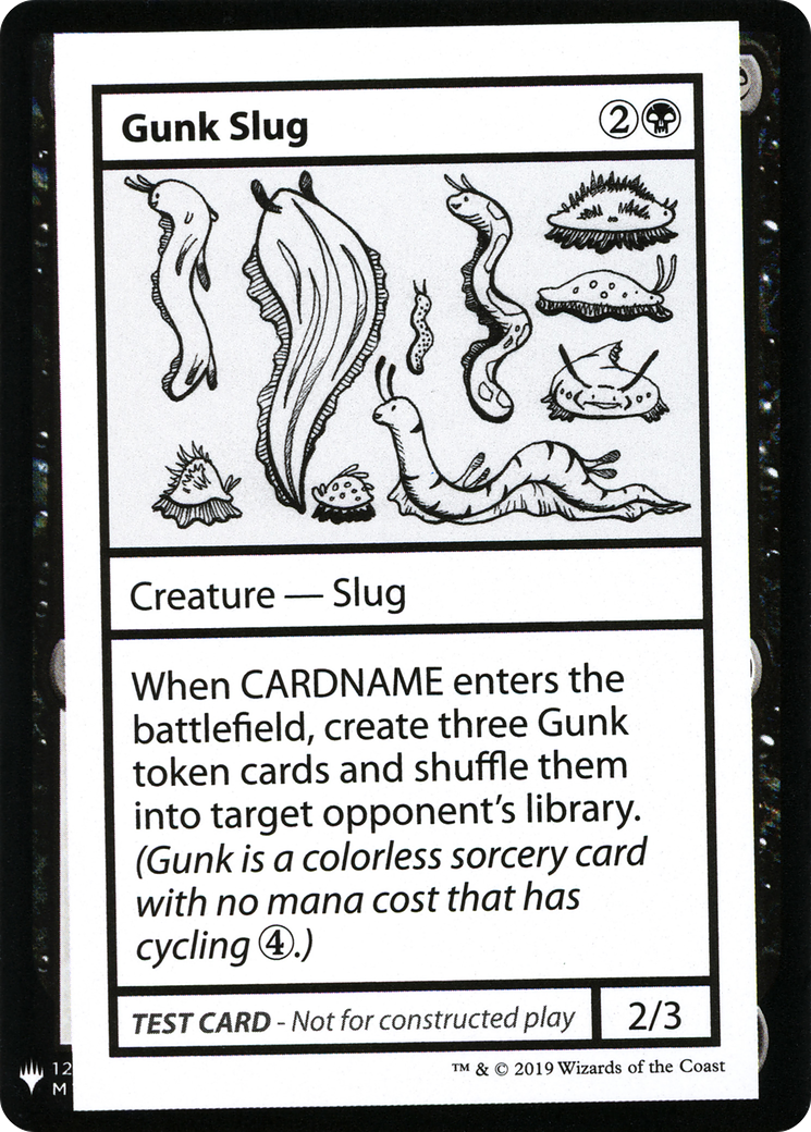 Gunk Slug (CMB1-043) [Mystery Booster] Playtest Cards 2019 MTG Single Wizards of the Coast