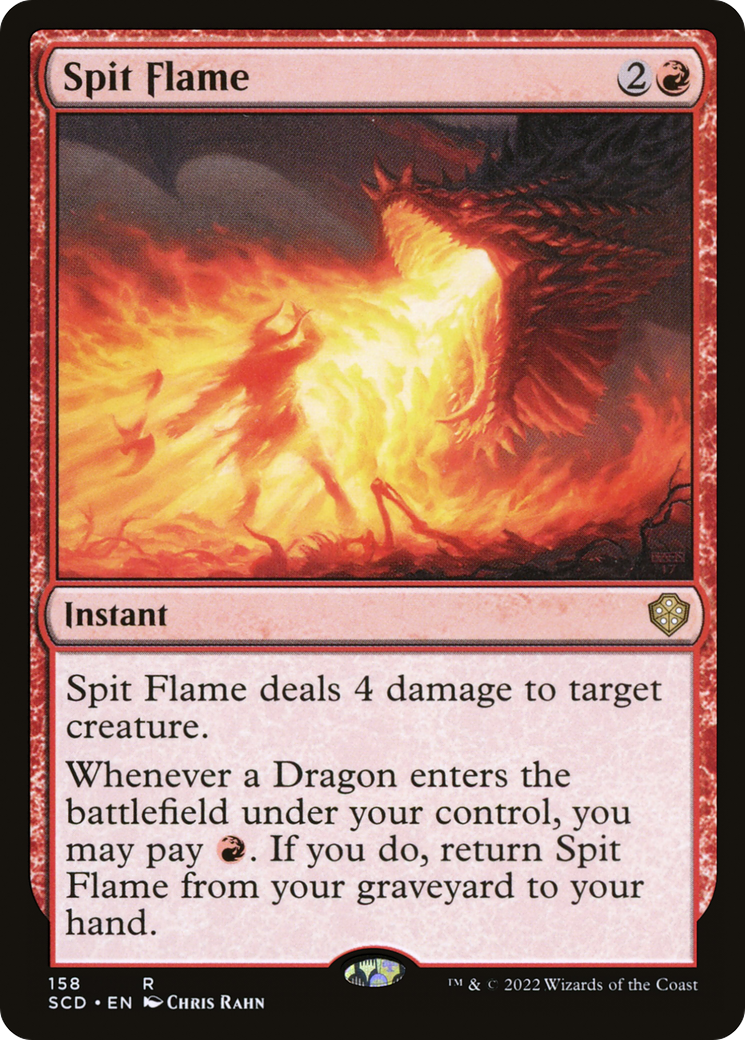 Spit Flame (SCD-158) [Starter Commander Decks] MTG Single Wizards of the Coast