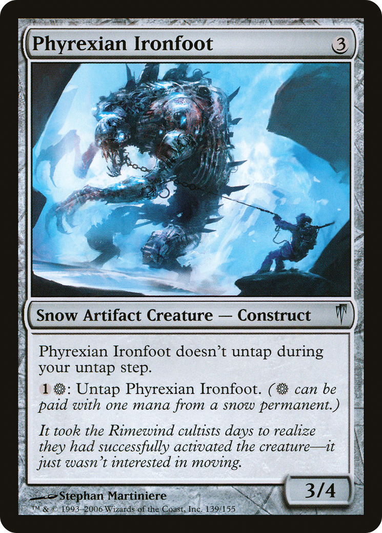 Phyrexian Ironfoot [Coldsnap] MTG Single Magic: The Gathering