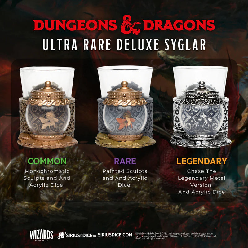Sirius Dice: D&D Mini Dice Cups Series 2 - Mystery Box Mini 7-Die RPG Set w/Dice Cup Dice & Gaming Accessories Sirius Dice