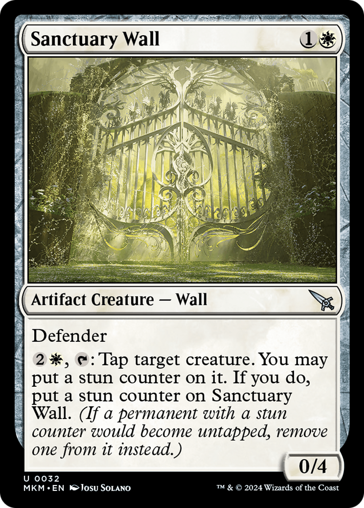 Sanctuary Wall (MKM-032) [Murders at Karlov Manor] MTG Single Wizards of the Coast