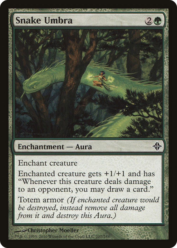 Snake Umbra (ROE-207) [Rise of the Eldrazi] Foil MTG Single Wizards of the Coast