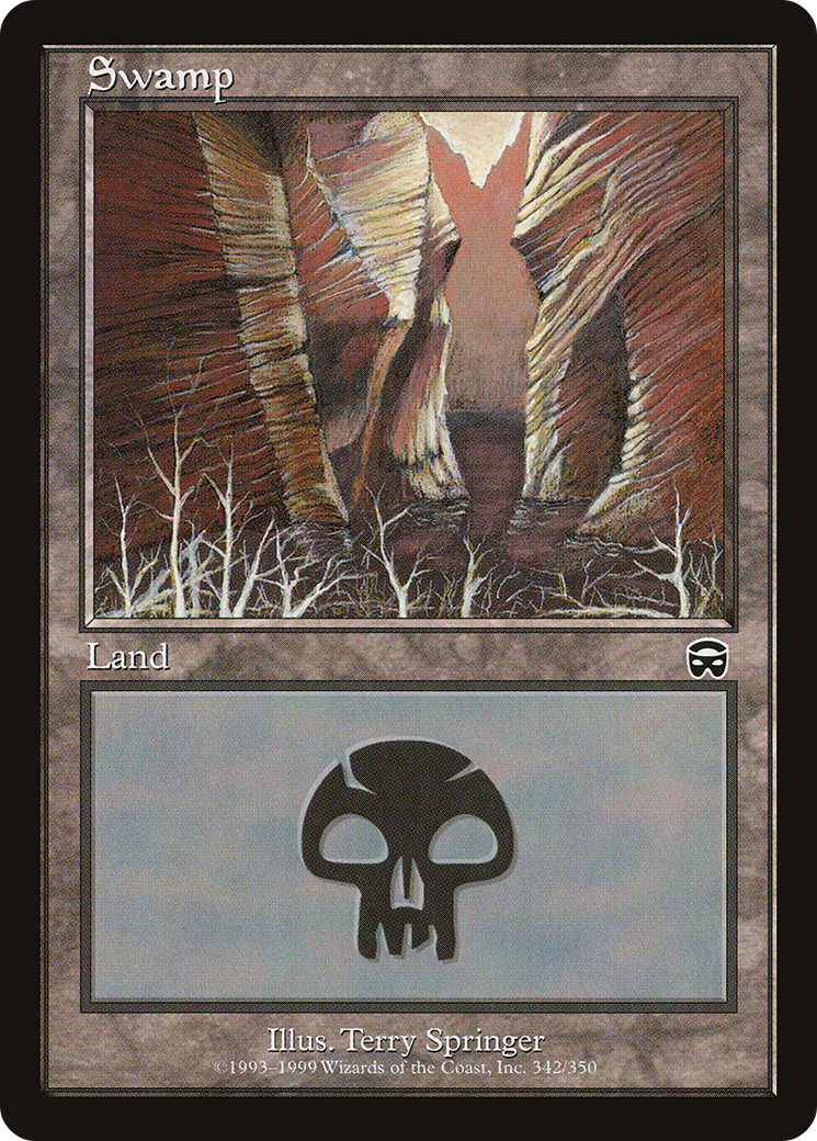 Swamp (MMQ-342) [Mercadian Masques] Foil MTG Single Wizards of the Coast