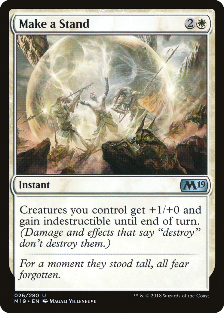 Make a Stand (M19-026) [Core Set 2019] MTG Single Wizards of the Coast