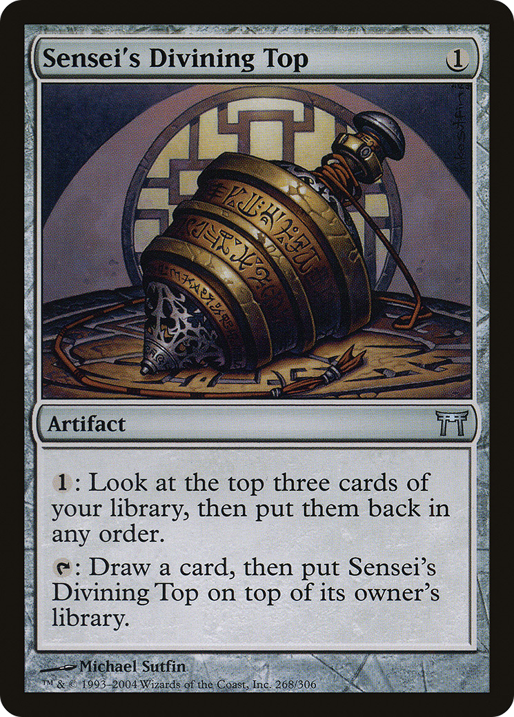 Sensei's Divining Top (CHK-268) [Champions of Kamigawa] Foil MTG Single Wizards of the Coast