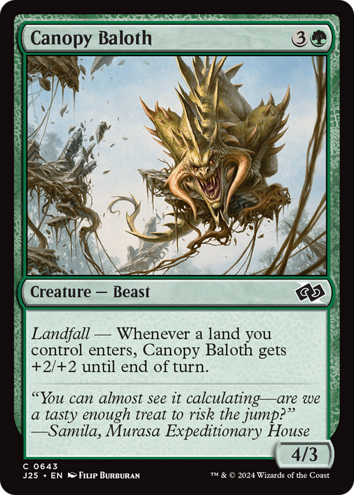Canopy Baloth (J25-643) [Foundations Jumpstart] MTG Single Wizards of the Coast