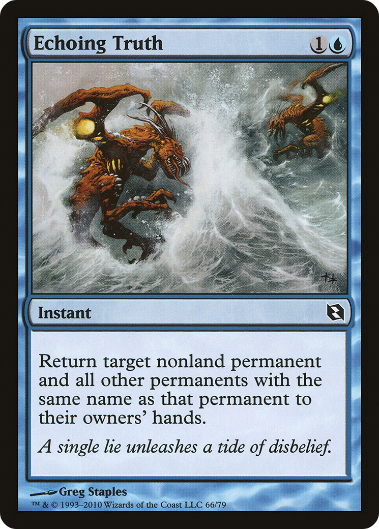 Echoing Truth (DDF-066) [Misc] Duel Decks: Elspeth vs. Tezzeret MTG Single Wizards of the Coast