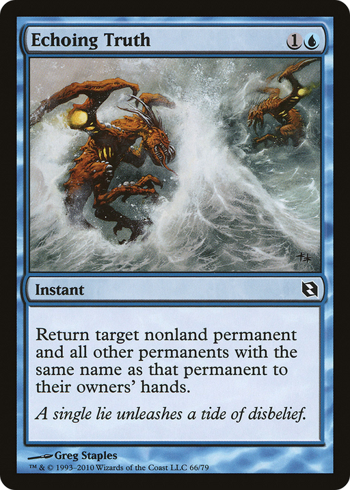 Echoing Truth (DDF-066) [Misc] Duel Decks: Elspeth vs. Tezzeret MTG Single Wizards of the Coast