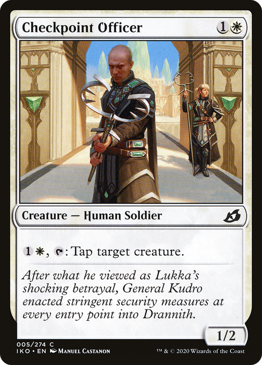 Checkpoint Officer (IKO-005) [Ikoria: Lair of Behemoths] Foil MTG Single Wizards of the Coast