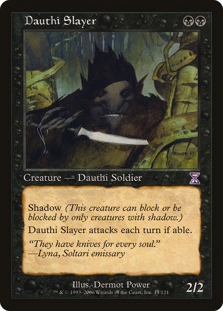 Dauthi Slayer [Time Spiral Timeshifted] MTG Single Magic: The Gathering