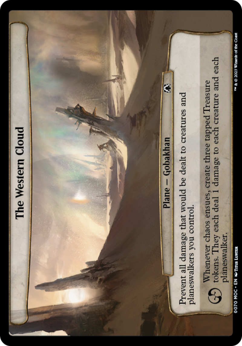 The Western Cloud (MOC-070) [March of the Machine Commander] MTG Single Wizards of the Coast