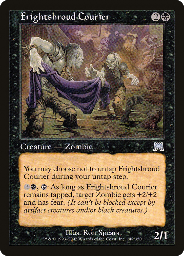 Frightshroud Courier (ONS-149) [Onslaught] Foil MTG Single Wizards of the Coast