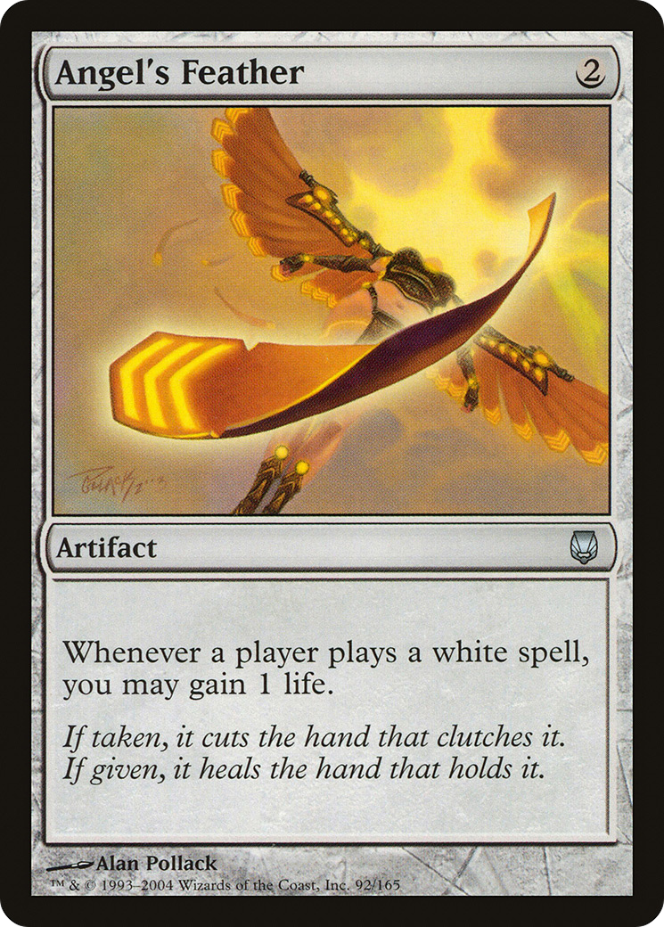 Angel's Feather (DST-092) [Darksteel] Foil MTG Single Wizards of the Coast