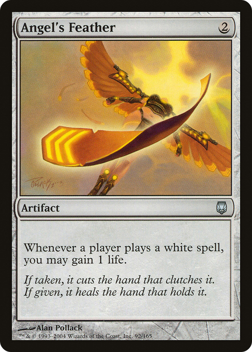 Angel's Feather (DST-092) [Darksteel] Foil MTG Single Wizards of the Coast