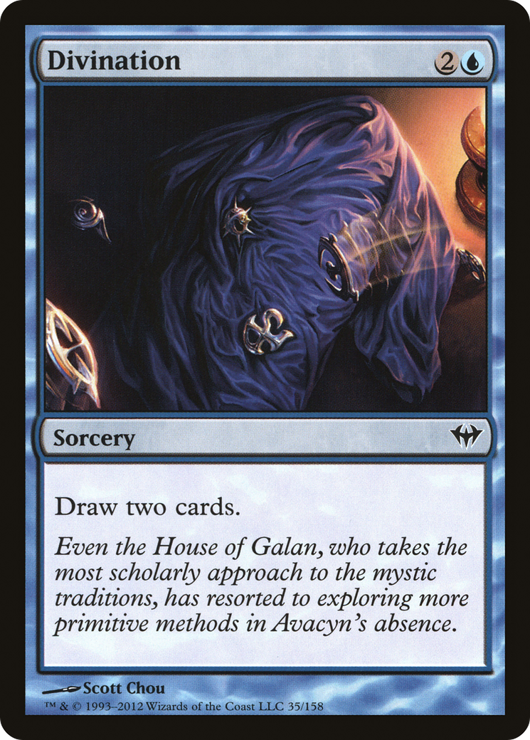 Divination (DKA-035) [Dark Ascension] MTG Single Wizards of the Coast