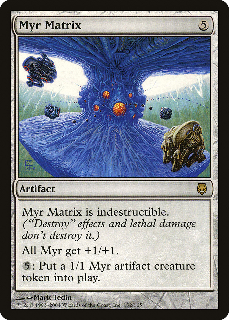 Myr Matrix (DST-132) [Darksteel] MTG Single Wizards of the Coast