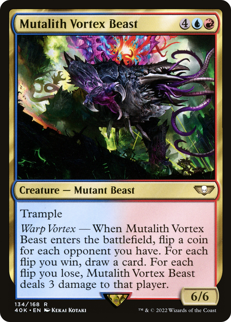 Mutalith Vortex Beast (40K-134) [Warhammer 40,000 Commander] MTG Single Wizards of the Coast